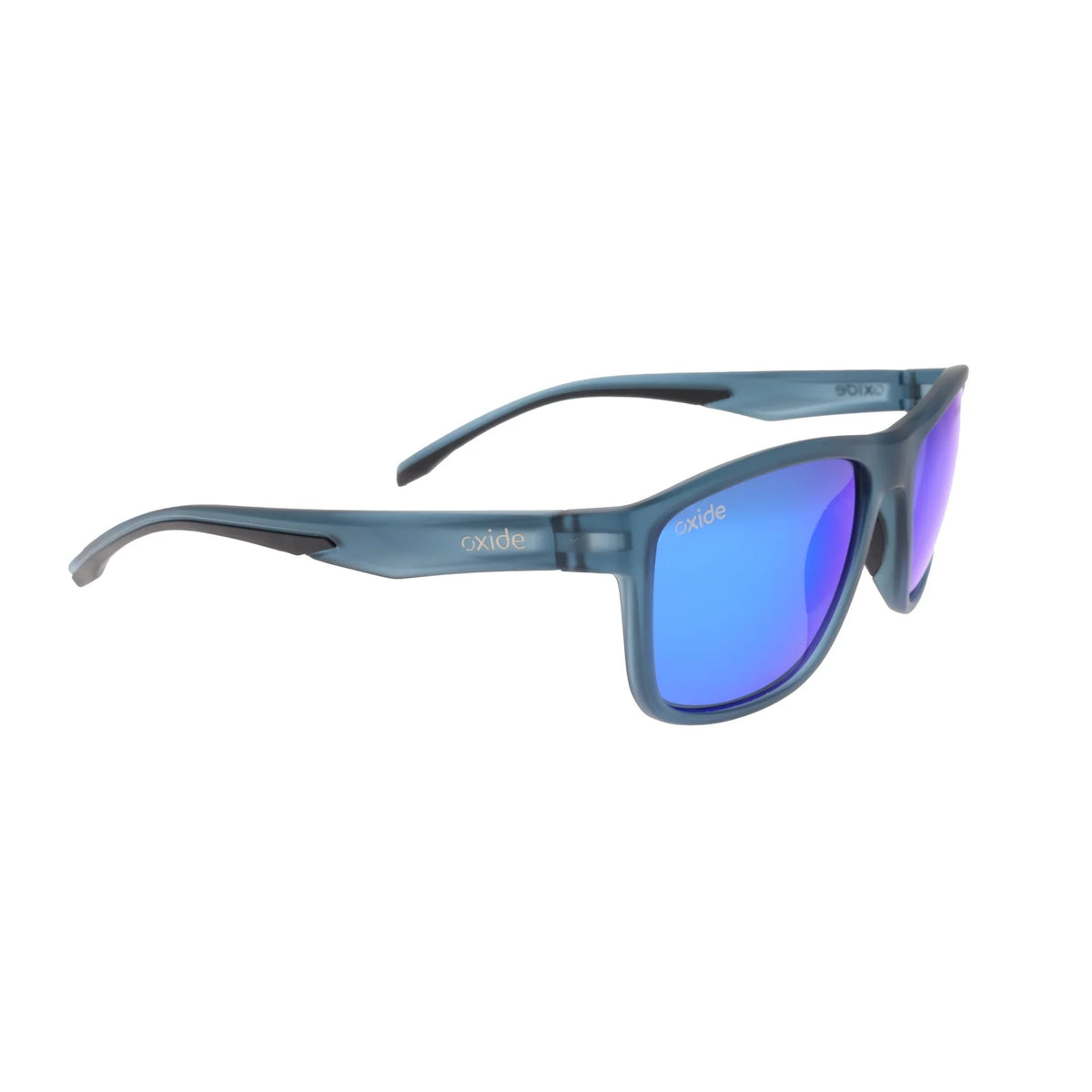 Oxide Eclipse Polarised Sunglasses [fr:matt Blue Ls:poly Blue Mirror]