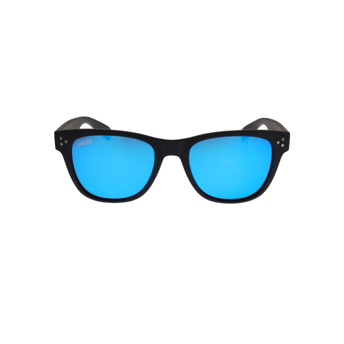 Oxide Horizon Polarised Sunglasses [fr:matt Black Ls:poly Blue Mirror]