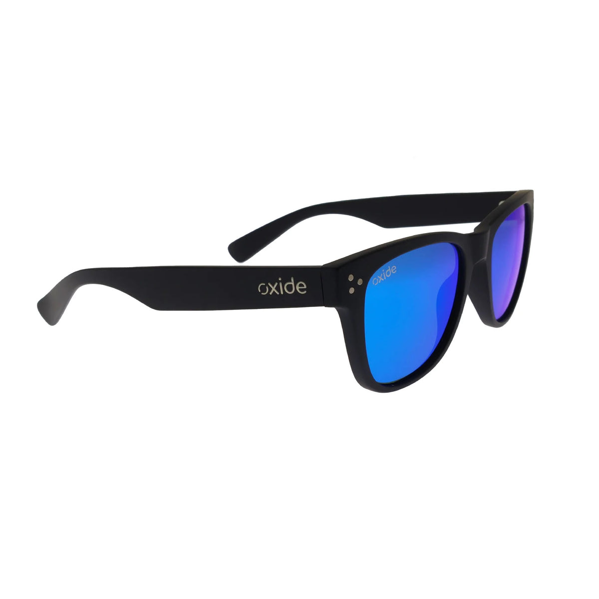Oxide Horizon Polarised Sunglasses [fr:matt Black Ls:poly Blue Mirror]