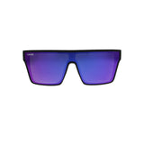 Oxide Nova Polarised Sunglasses [fr:matt Black Ls:poly Purple Mirror]