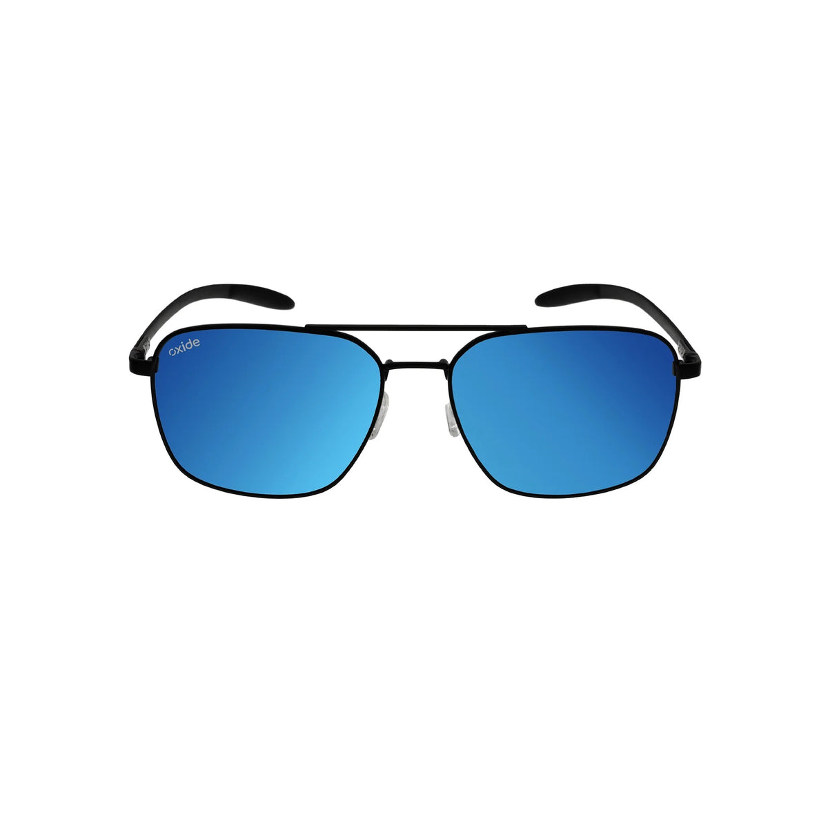 Oxide Mercury Polarised Sunglasses [fr:matt Black Ls:poly Blue Mirror]