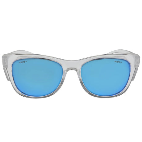Oxide Quake Polarised Sunglasses [fr:clear Ls:blue Mirror]