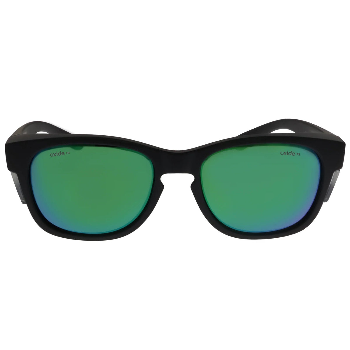 Oxide Storm Polarised Sunglasses [fr:matt Black Ls:green Mirror]