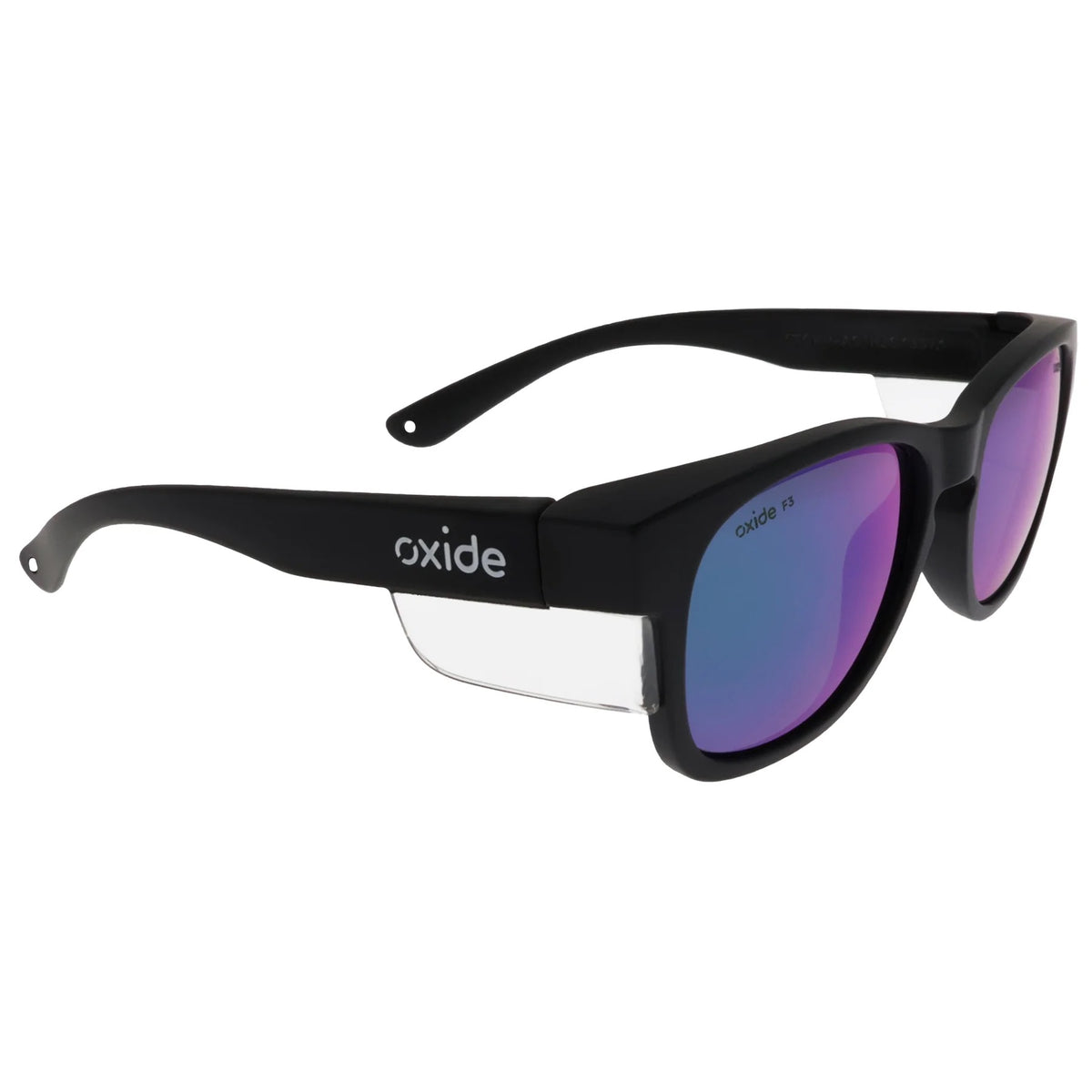 Oxide Storm Polarised Sunglasses [fr:matt Black Ls:green Mirror]
