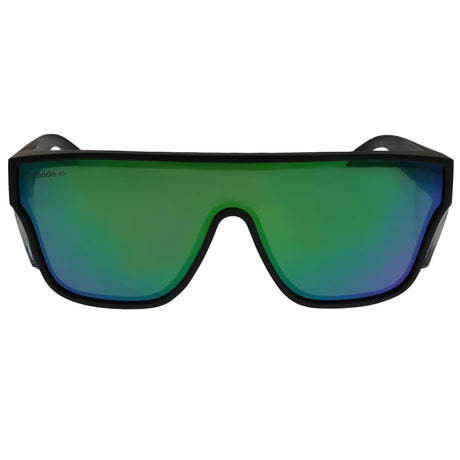 Oxide Inferno Polarised Sunglasses [fr:matt Black Ls:green Mirror]