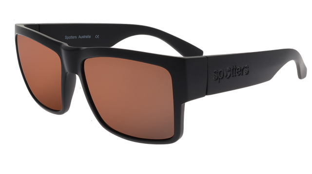Spotters Striker Polarised Sunglasses (matt Black Hallide)