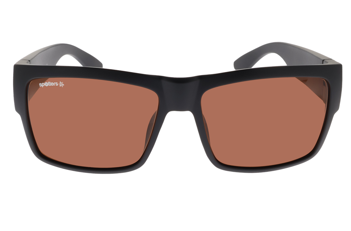 Spotters Striker Polarised Sunglasses (matt Black Hallide)