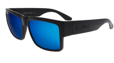 Spotters Striker Polarised Sunglasses (matt Black Ice)