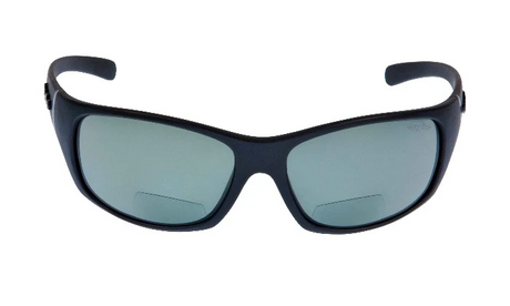 Ugly Fish Eclipse Bifocal Polarised Sunglasses Pn3411 (matt Black Frame - Smoke Lens) [sz:+1.50 Bifocal]