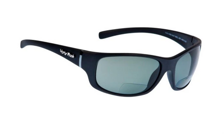 Ugly Fish Eclipse Bifocal Polarised Sunglasses Pn3411 (matt Black Frame - Smoke Lens) [sz:+1.50 Bifocal]
