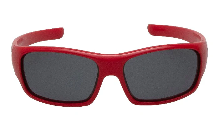 Ugly Fish Jnr Polarised Sunglasses Pk255 (red Frame - Smoke Lens)