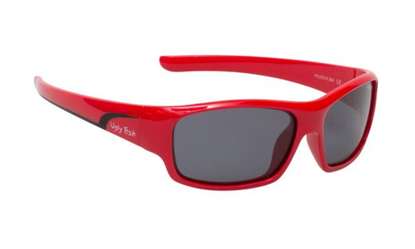 Ugly Fish Jnr Polarised Sunglasses Pk255 (red Frame - Smoke Lens)
