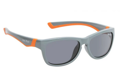 Ugly Fish Jnr Polarised Sunglasses P488 (grey/orange Frame - Smoke Lens)