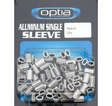 Optia Aluminium Single Crimp (50 Pk) [sz:1.0mm]