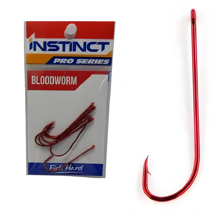 Instinct Pro Bloodworm Hooks [sz:1 - 7pk]