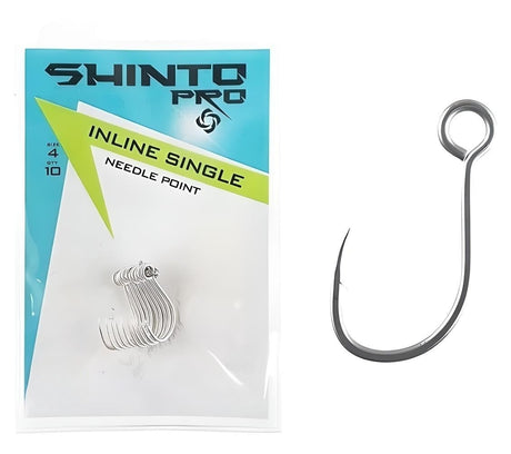 Shinto Pro Inline Single Hooks [sz:4 - 10pk]