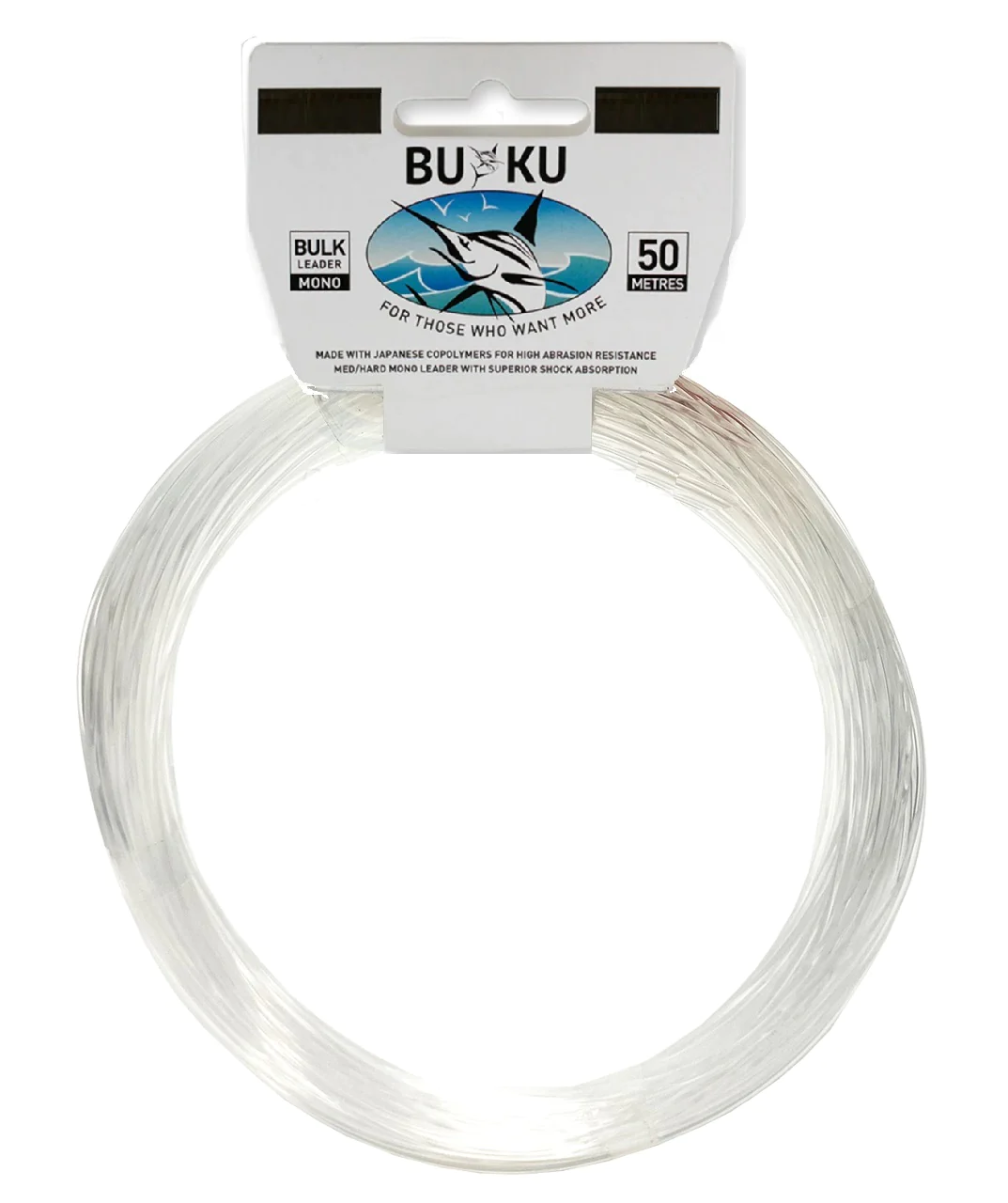 Buku Game Coil Monofilament Fishing Leader Clear - Fisho's Tackle World