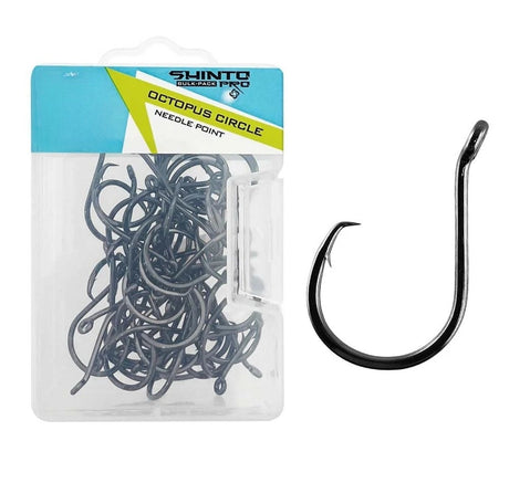 Shinto Pro Octopus Circle Bulk Hooks [sz:10/0 - 35pk]
