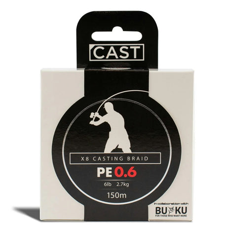 Cast X8 Casting Braided Fishing Line Multi Colour [sz:150m 6lb Pe0.6]