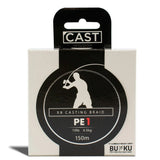 Cast X8 Casting Braided Fishing Line Multi Colour [sz:150m 10lb Pe1]