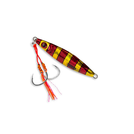 Buku Flutter Bomb 40g Double Assist Jig Lure [cl:bloody Gold]