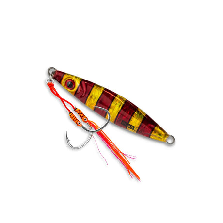 Buku Flutter Bomb 60g Double Assist Jig Lure [cl:bloody Gold]