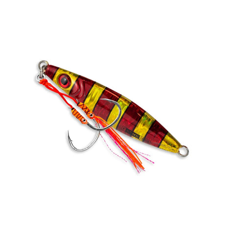 Buku Flutter Bomb 100g Double Assist Jig Lure [cl:bloody Gold]