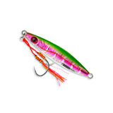 Buku Flutter Bomb 80g Double Assist Jig Lure [cl:lime Back]