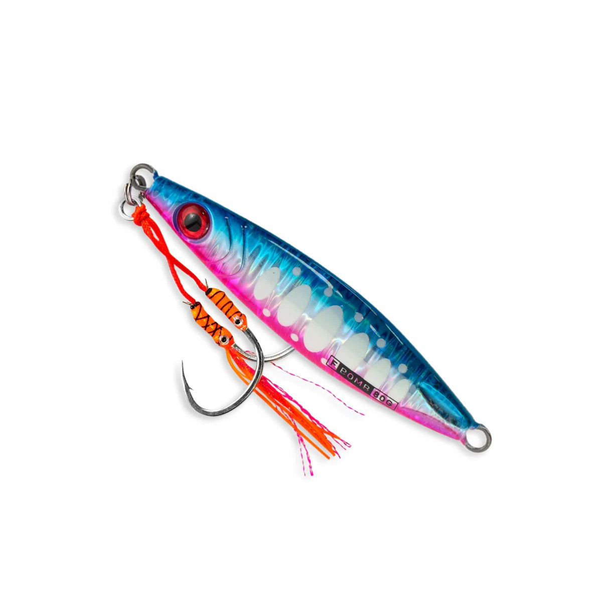 Buku Flutter Bomb 80g Double Assist Jig Lure [cl:sardy]