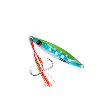 Buku Flutter Bomb 40g Double Assist Jig Lure [cl:bluey]