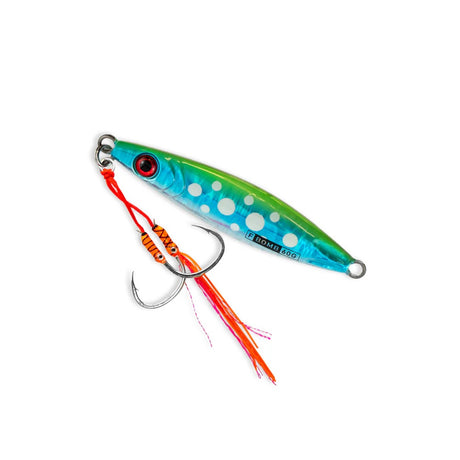 Buku Flutter Bomb 60g Double Assist Jig Lure [cl:bluey]