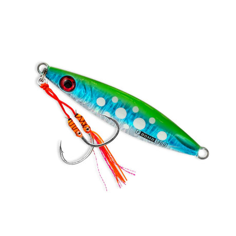 Buku Flutter Bomb 120g Double Assist Jig Lure [cl:bluey]