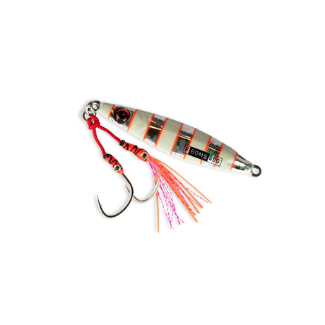 Buku Flutter Bomb 40g Double Assist Jig Lure [cl:flash Glow]
