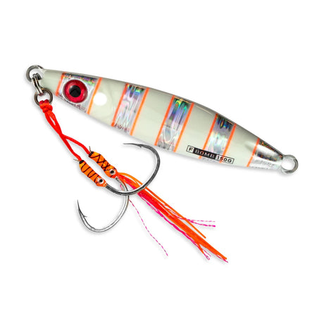 Buku Flutter Bomb 150g Double Assist Jig Lure [cl:flash Glow]