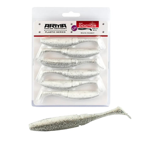 Arma Gp Doctor 105mm Soft Plastic Lure [cl:white Knight]