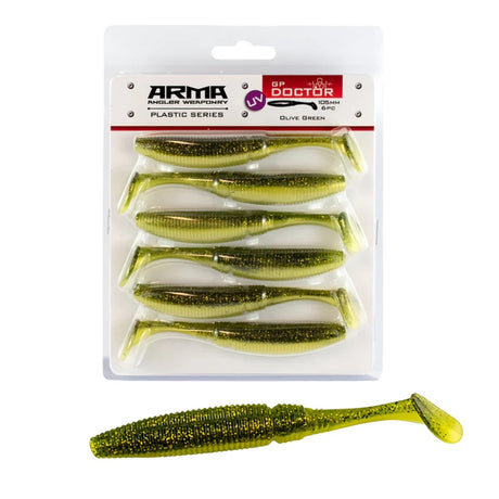 Arma Gp Doctor 105mm Soft Plastic Lure [cl:green Olive]