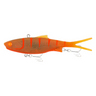 Samaki Vibelicious Fork 100mm 20g Soft Vibe Lure ><^ [cl:motor Oil Orange Uv]
