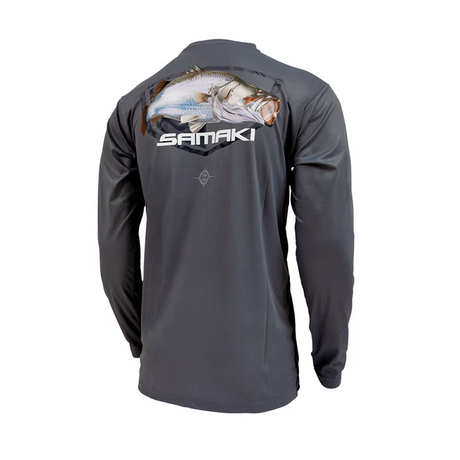 Samaki Shirt Performance Kids L/s Barramundi >< [sz:8]