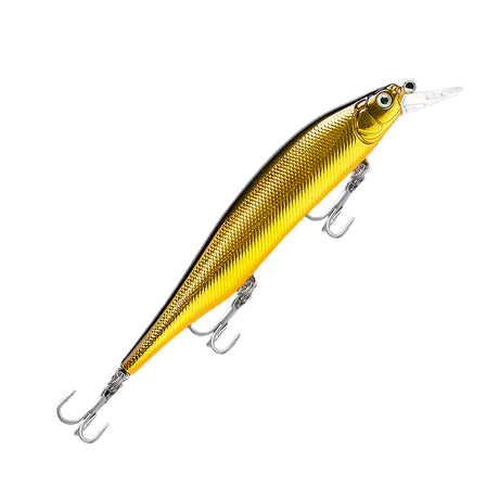Fishcraft Slim Shady 160mm 30g Mid Diver Hard Body Lure [cl:black & Gold]