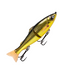 Fishcraft Dr Glide 76mm 7.5g Hard Body Swimbait Lure [cl:black & Gold]