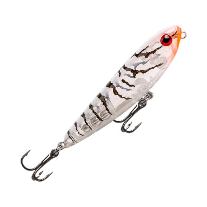 Fishcraft Snoop Dog 55mm 3.4g Floating Stickbait Lure [cl:clear Tiger]