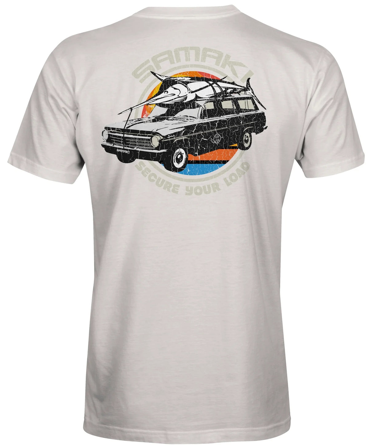 Samaki T-shirt Secure Your Load Ss Tee Vintage White >< [sz:s]
