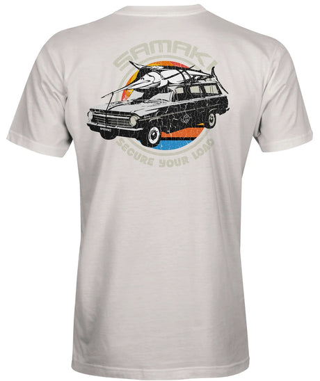 Samaki T-shirt Secure Your Load Ss Tee Vintage White >< [sz:s]