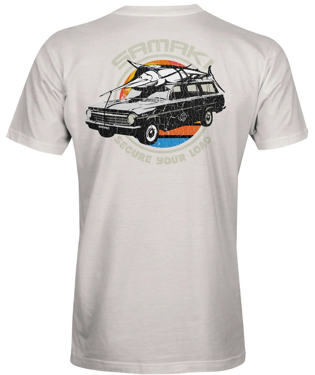 Samaki T-shirt Secure Your Load Ss Tee Vintage White >< [sz:s]