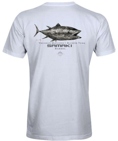 Samaki T-shirt Barrel Ss Tee White >< [sz:s]