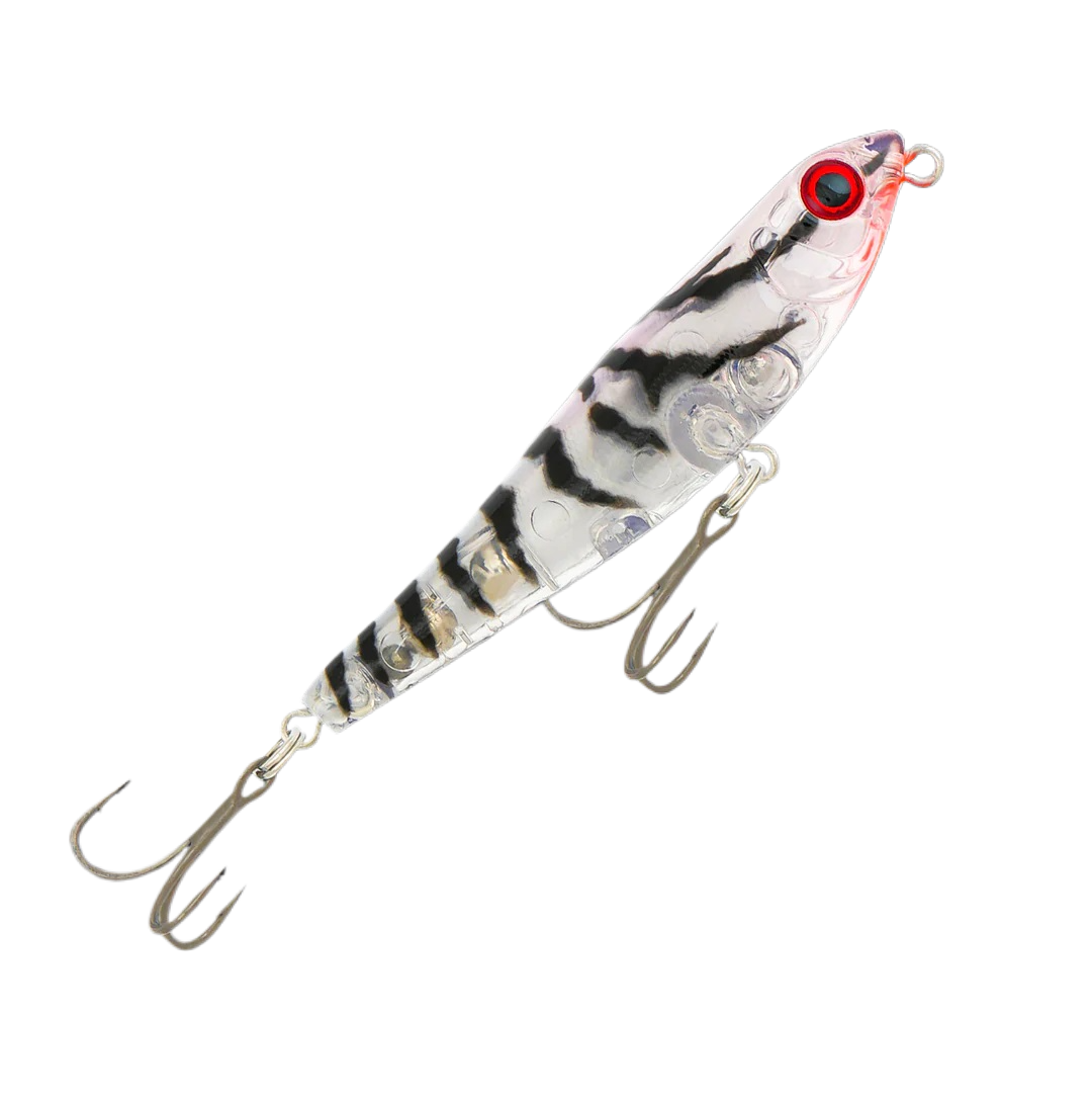 Fishcraft Snoop Dog 70mm 6.5g Floating Stickbait Lure ^ [cl:clear Tiger]