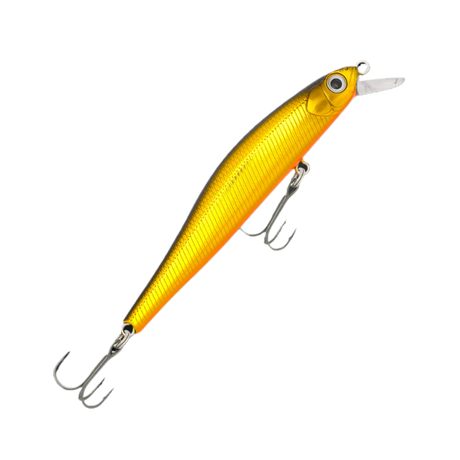 Fishcraft B-jerky 90s 9.5g Hard Body Lure ^ [cl:black & Gold]