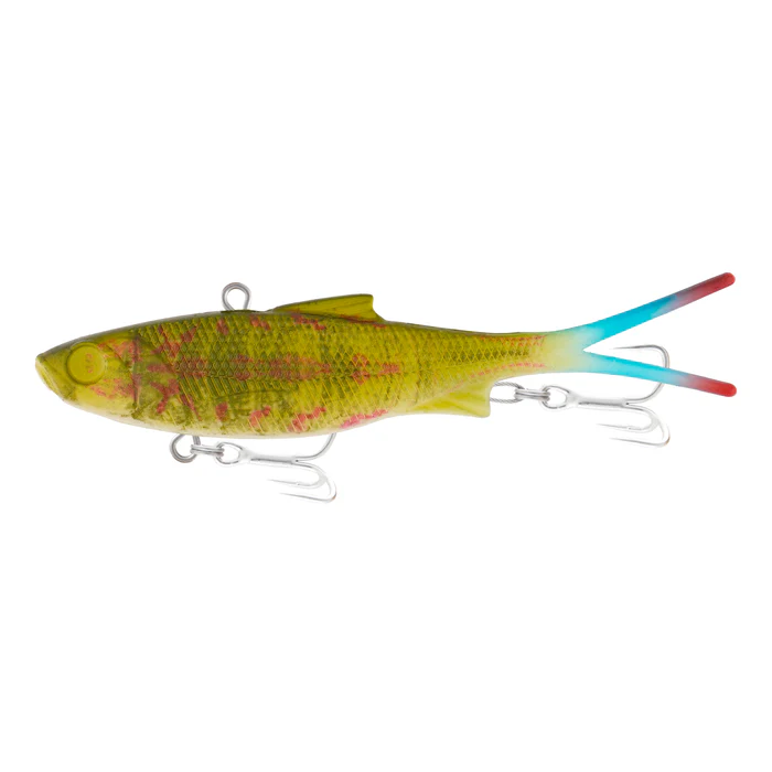 Samaki Vibelicious Fork 100mm 20g Soft Vibe Lure [cl:red Claw]