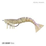 Samaki Live Shrimp 165mm Weedless Pre-rigged Soft Plastic Lure [cl:pearl Prawn]
