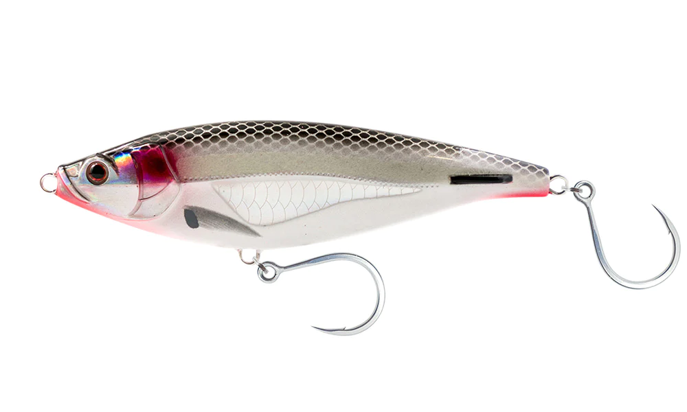 Nomad Madscad 115mm 42g Sinking Stickbait Lure [cl:bleeding Mullet]